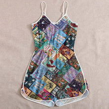 Load image into Gallery viewer, Alices Adventures Wonderland  Pattern Rompers For Women