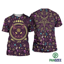 Load image into Gallery viewer, A Black Cat Skull Sublimation Shirt for Men and Women - Pandzee