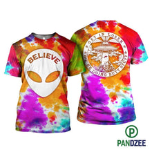 Load image into Gallery viewer, Alien Believe Get In Loser Sublimation Shirt for Men and Women - Pandzee