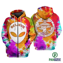 Load image into Gallery viewer, Alien Believe Get In Loser Sublimation Shirt for Men and Women - Pandzee