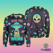 Load image into Gallery viewer, Alien Wish You Sublimation Shirt for Men and Women - Pandzee